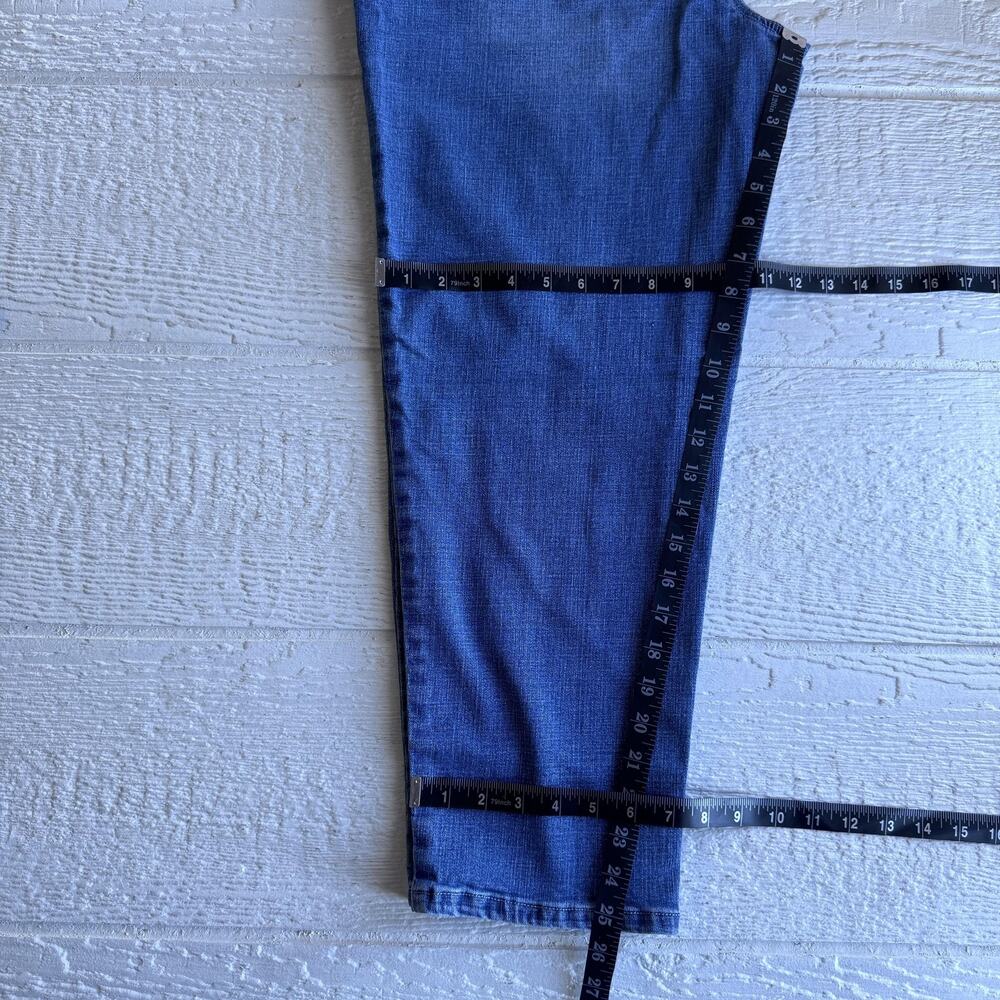 Sonoma Goods For Life Jeans Womens‎ 16R Blue Stretch Elastic Waist Patch Pockets - Picture 8 of 9